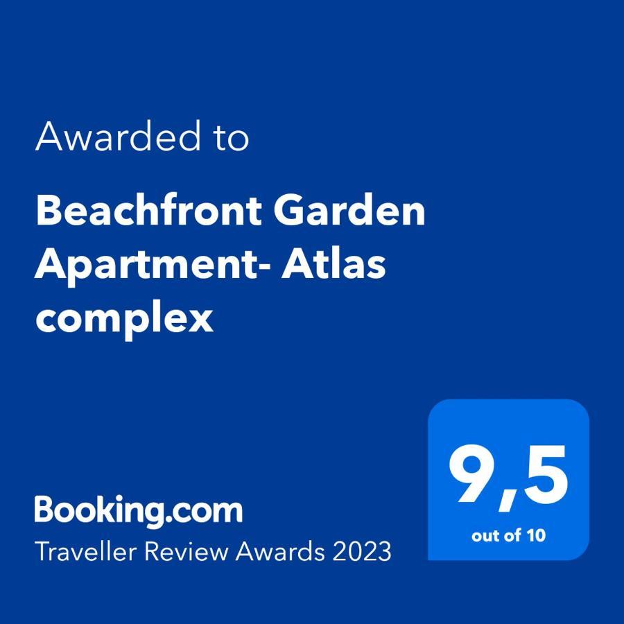 Beachfront Garden Apartment- Atlas Complex Лутраки Екстериор снимка